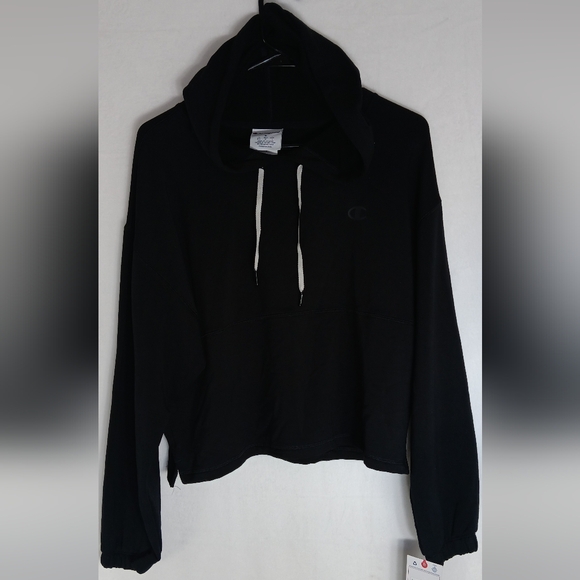 Champion soft touch sweatshirt. black new size M - Picture 2 of 10